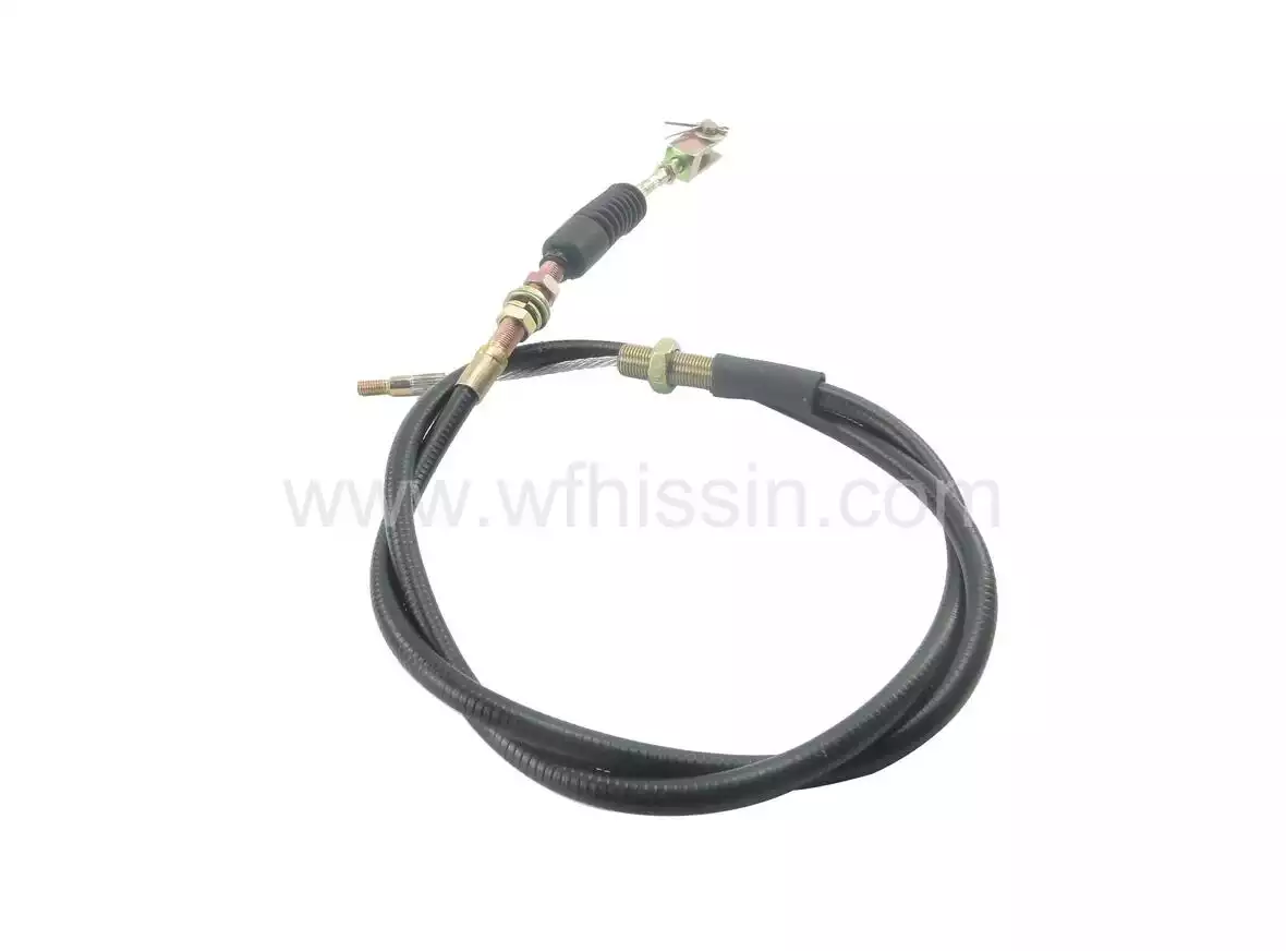 Parking brake control soft shaft